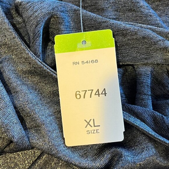 ELLIOTT LAUREN Women's Gray Wide Neck Long Sleeve Flowy Knit Top Size XL NEW - Picture 4 of 5